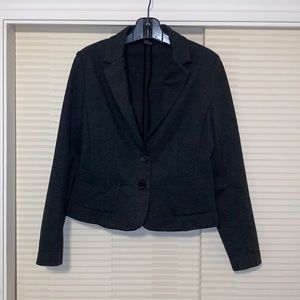 Ann Taylor gray blazer jacket Size 8 EUC -fg